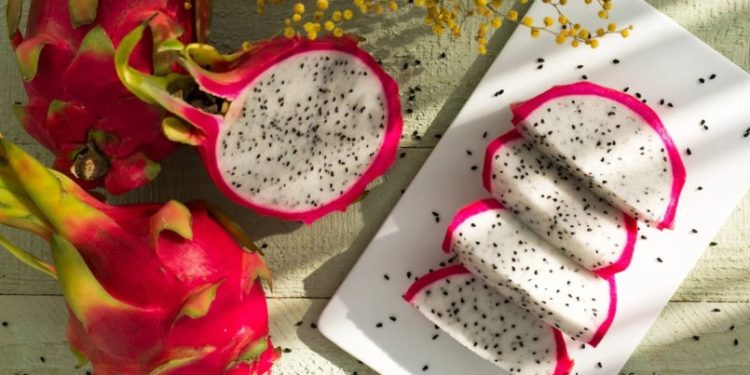 Vietnamese white Dragon fruit